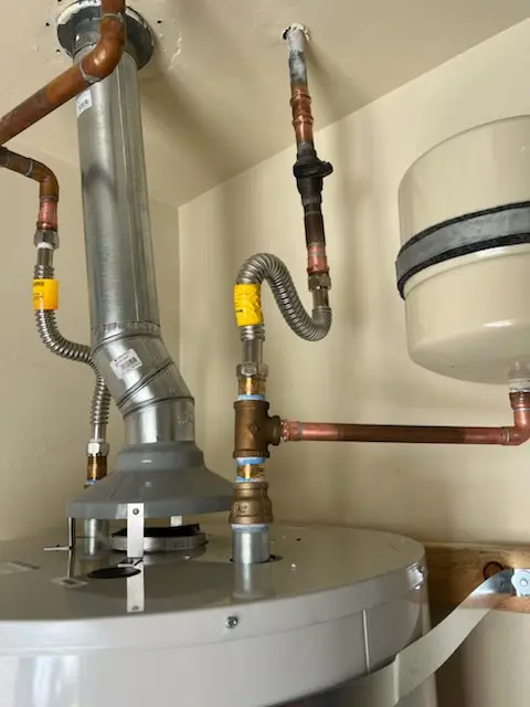 Water heater installation and plumbing repair in Orchard Trail